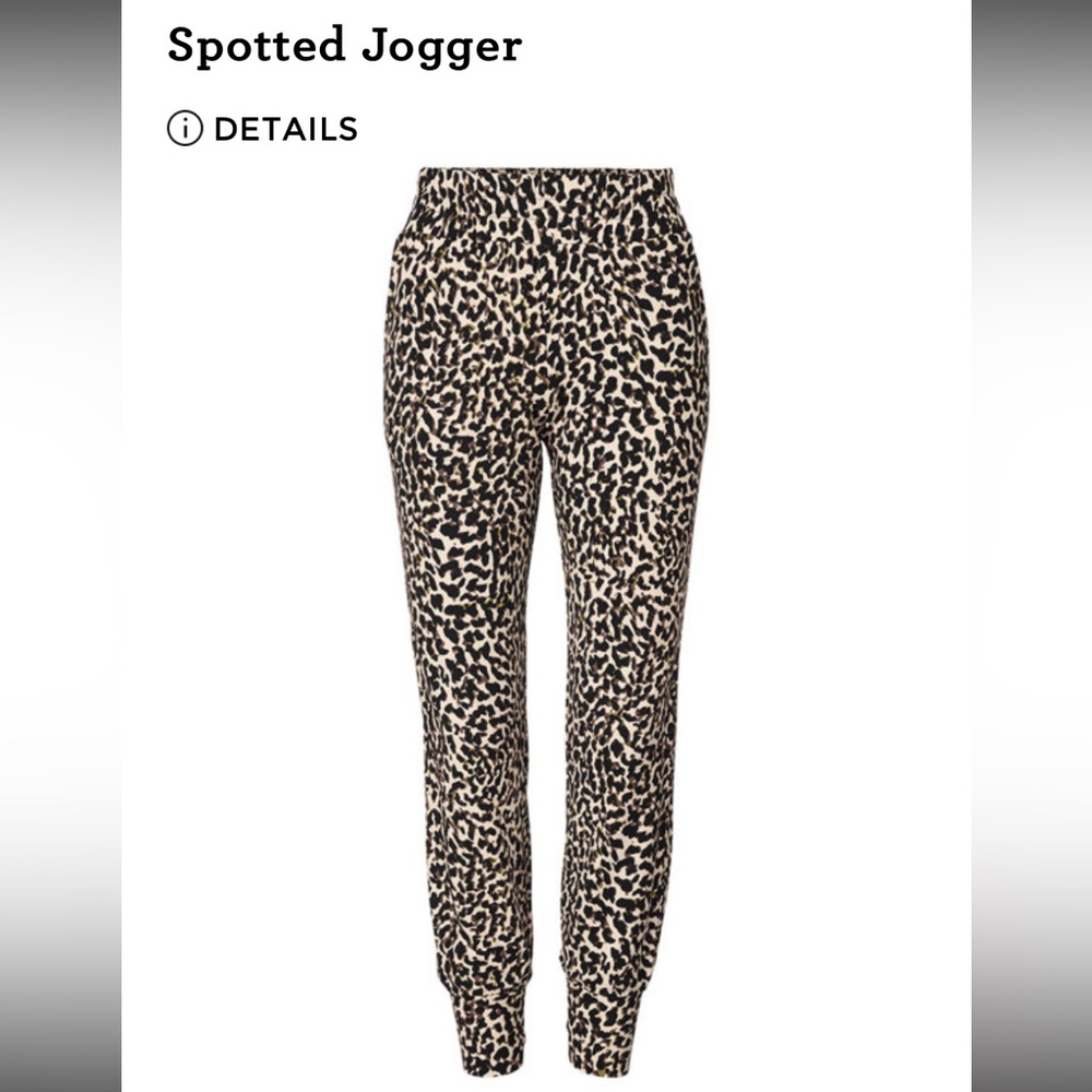 Cabi Spotted Jogger, Size Medium - image 1